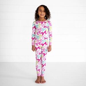 Little Sleepies Ribbons & Bows Two-Piece Pajamas